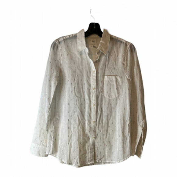 GAP Tops - Gap Fitted Boyfriend Shirt Size S